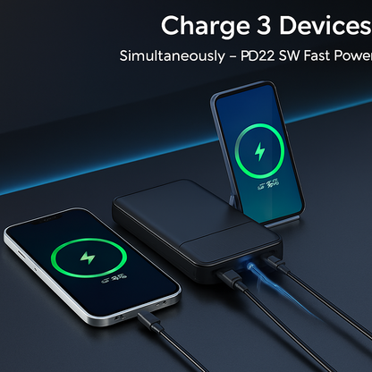 30000mAh Fast Charging Power Bank for Travel