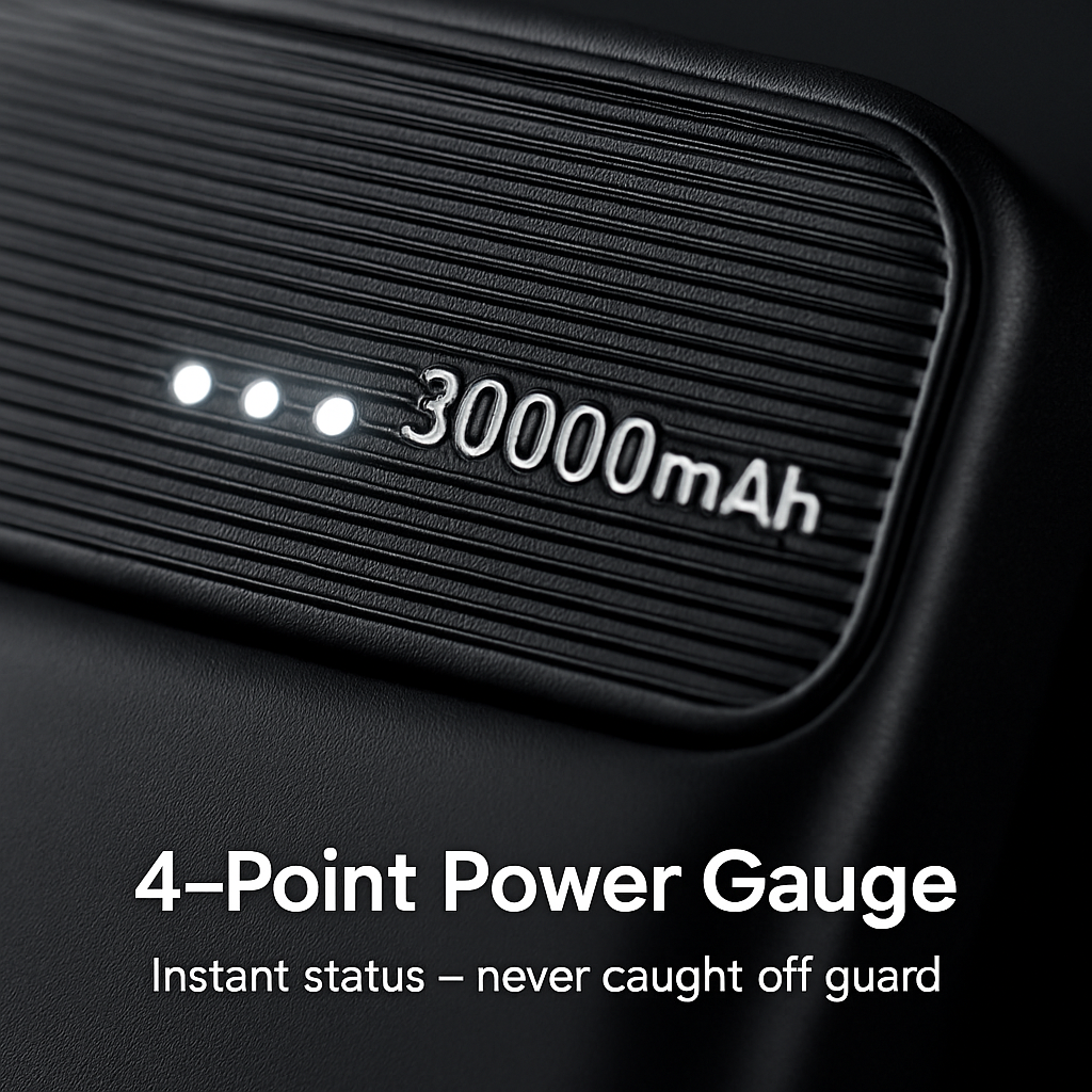 30000mAh Fast Charging Power Bank for Travel