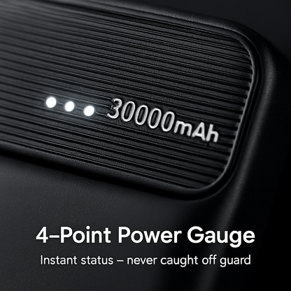 30000mAh Fast Charging Power Bank for Travel